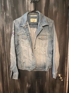 Eddie Bauer Denim Jacket in Light Blue